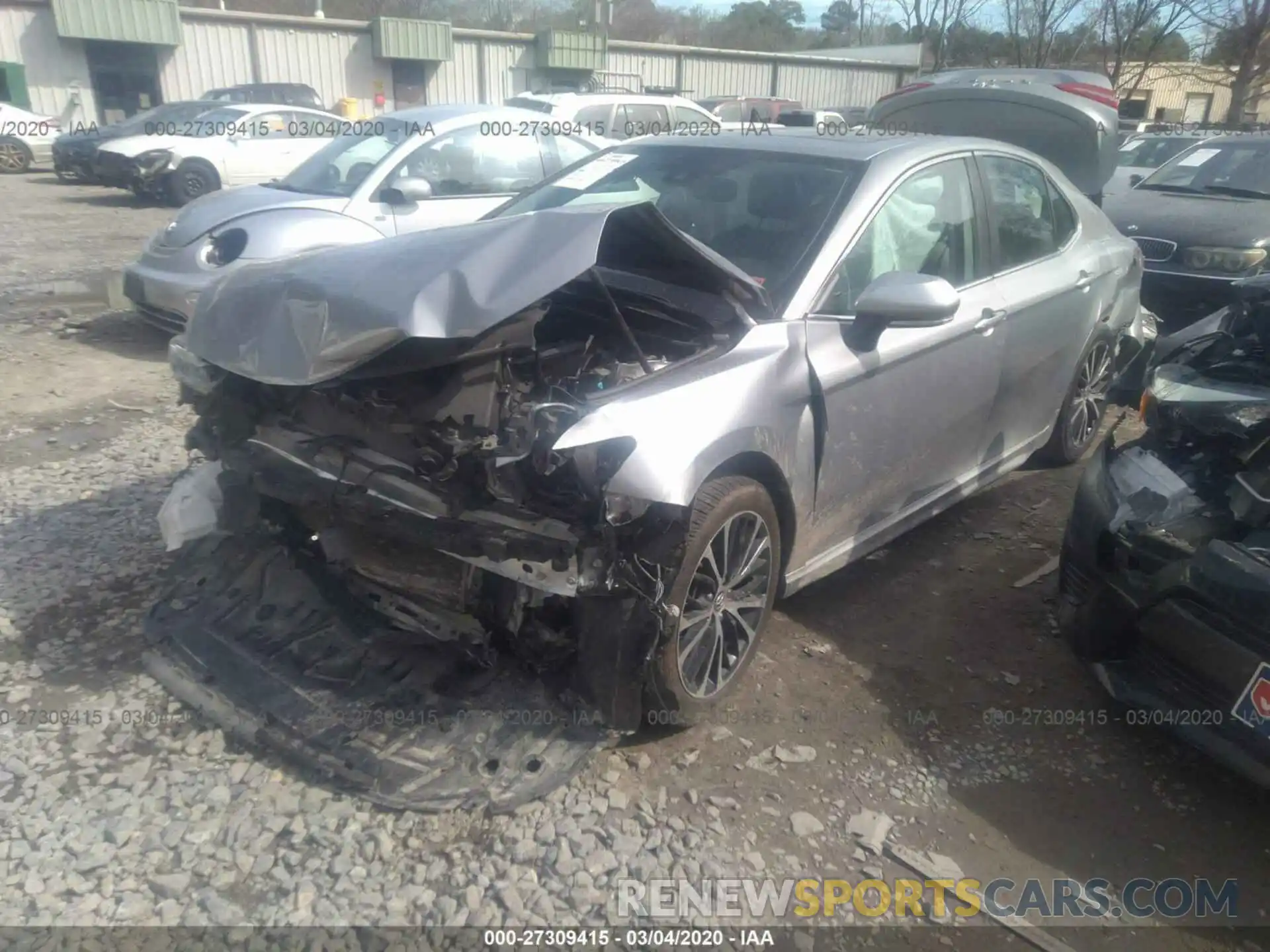 2 Photograph of a damaged car 4T1B11HK1KU698837 TOYOTA CAMRY 2019