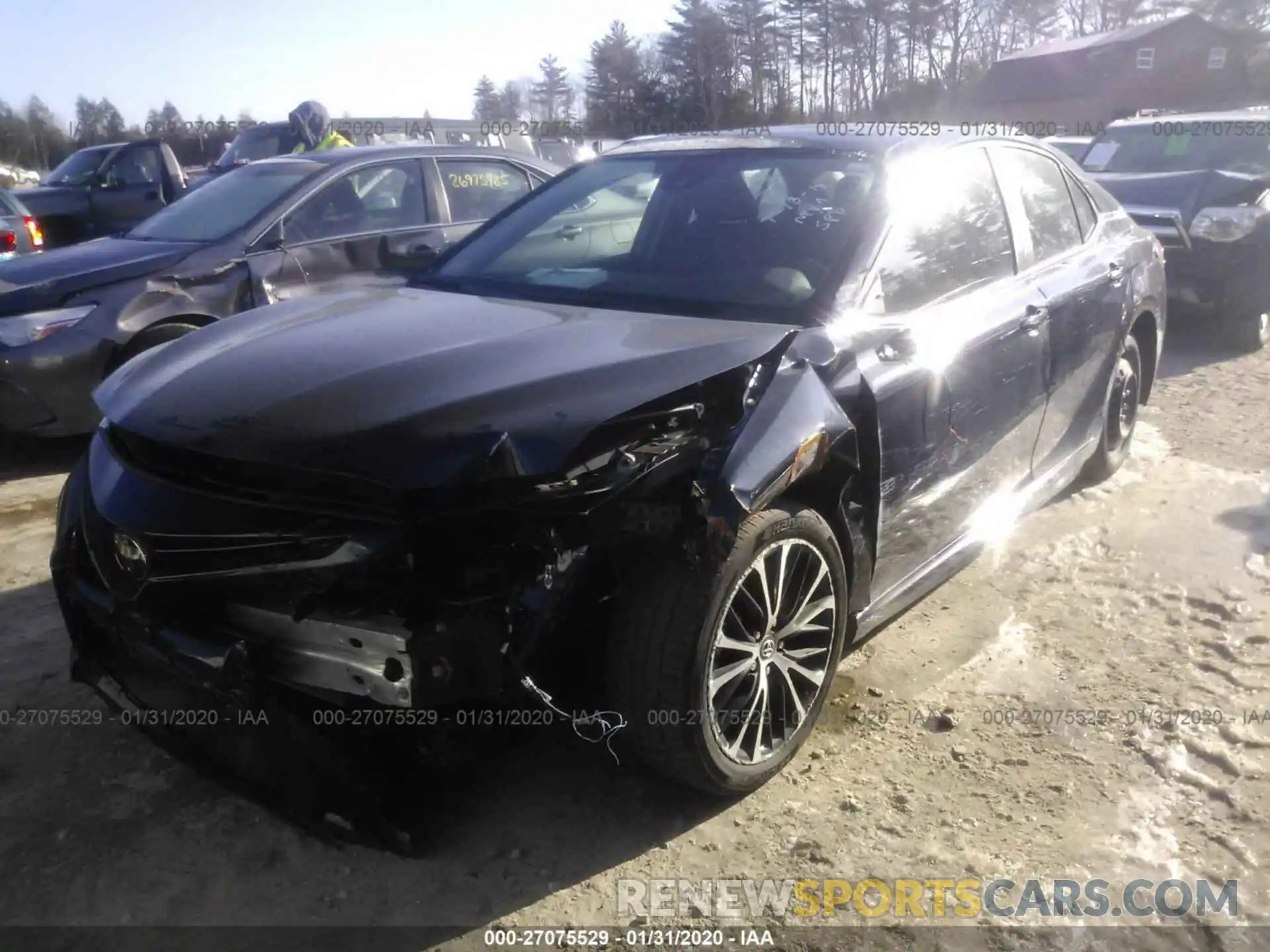 2 Photograph of a damaged car 4T1B11HK1KU700408 TOYOTA CAMRY 2019