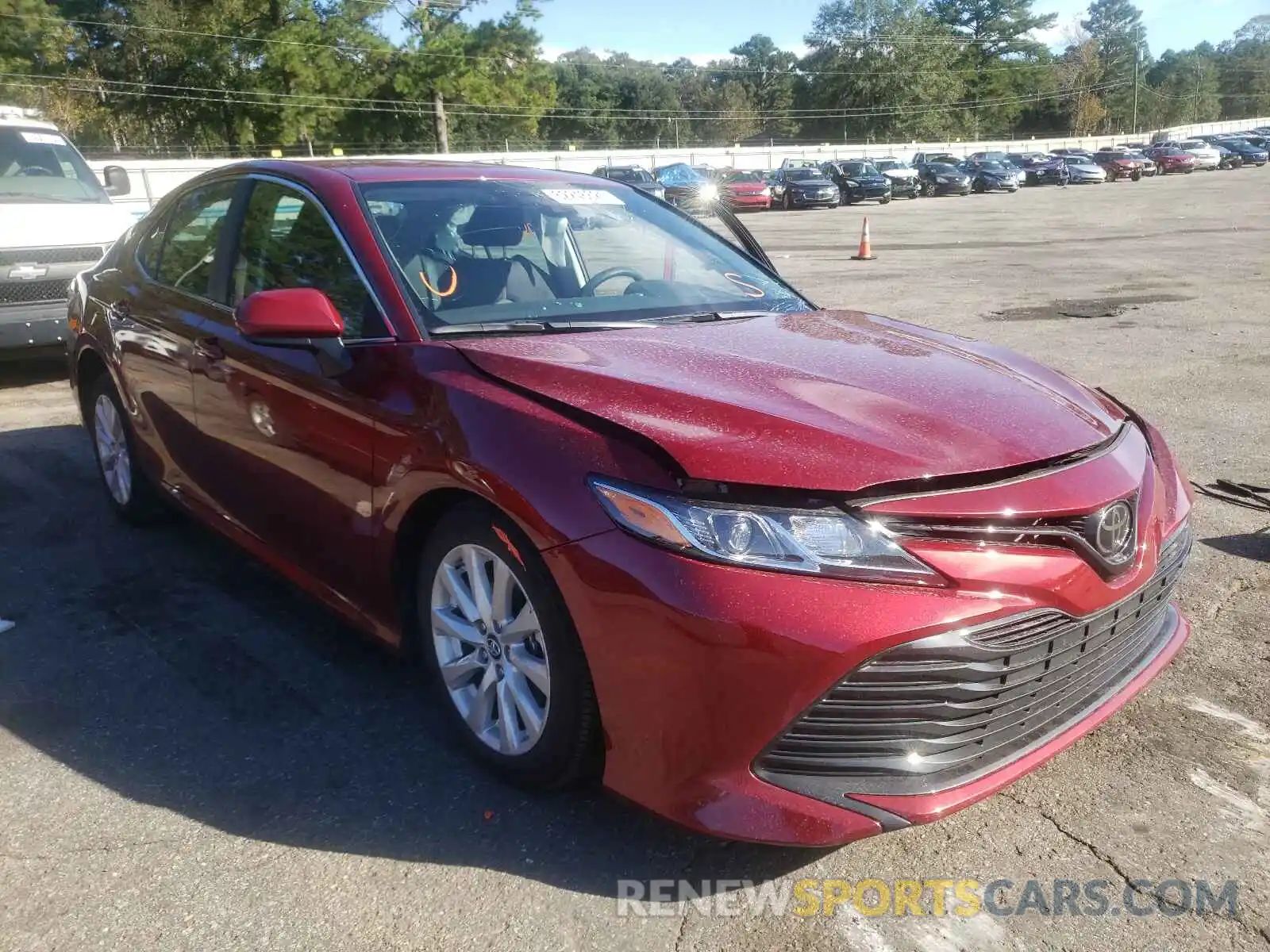 1 Photograph of a damaged car 4T1B11HK1KU704023 TOYOTA CAMRY 2019