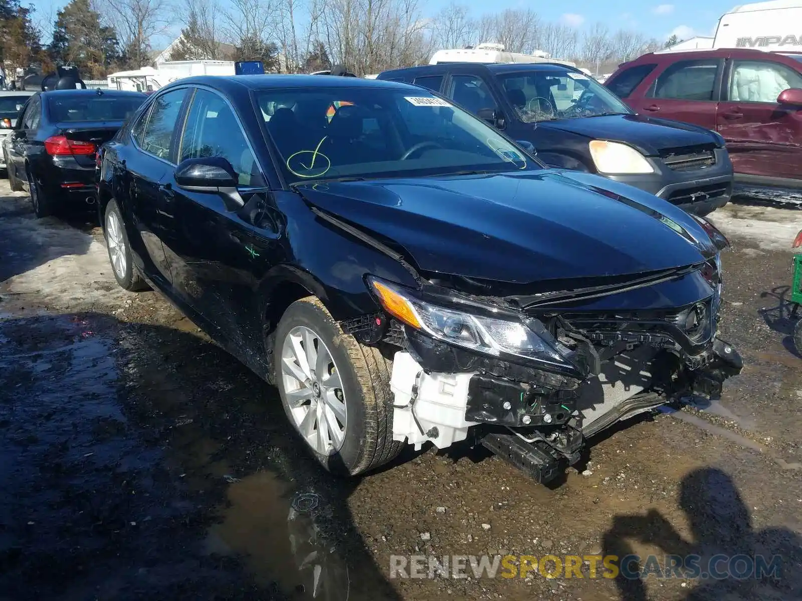 1 Photograph of a damaged car 4T1B11HK1KU712090 TOYOTA CAMRY 2019