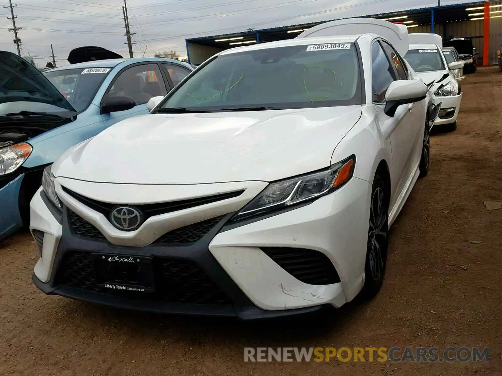 2 Photograph of a damaged car 4T1B11HK1KU714518 TOYOTA CAMRY 2019