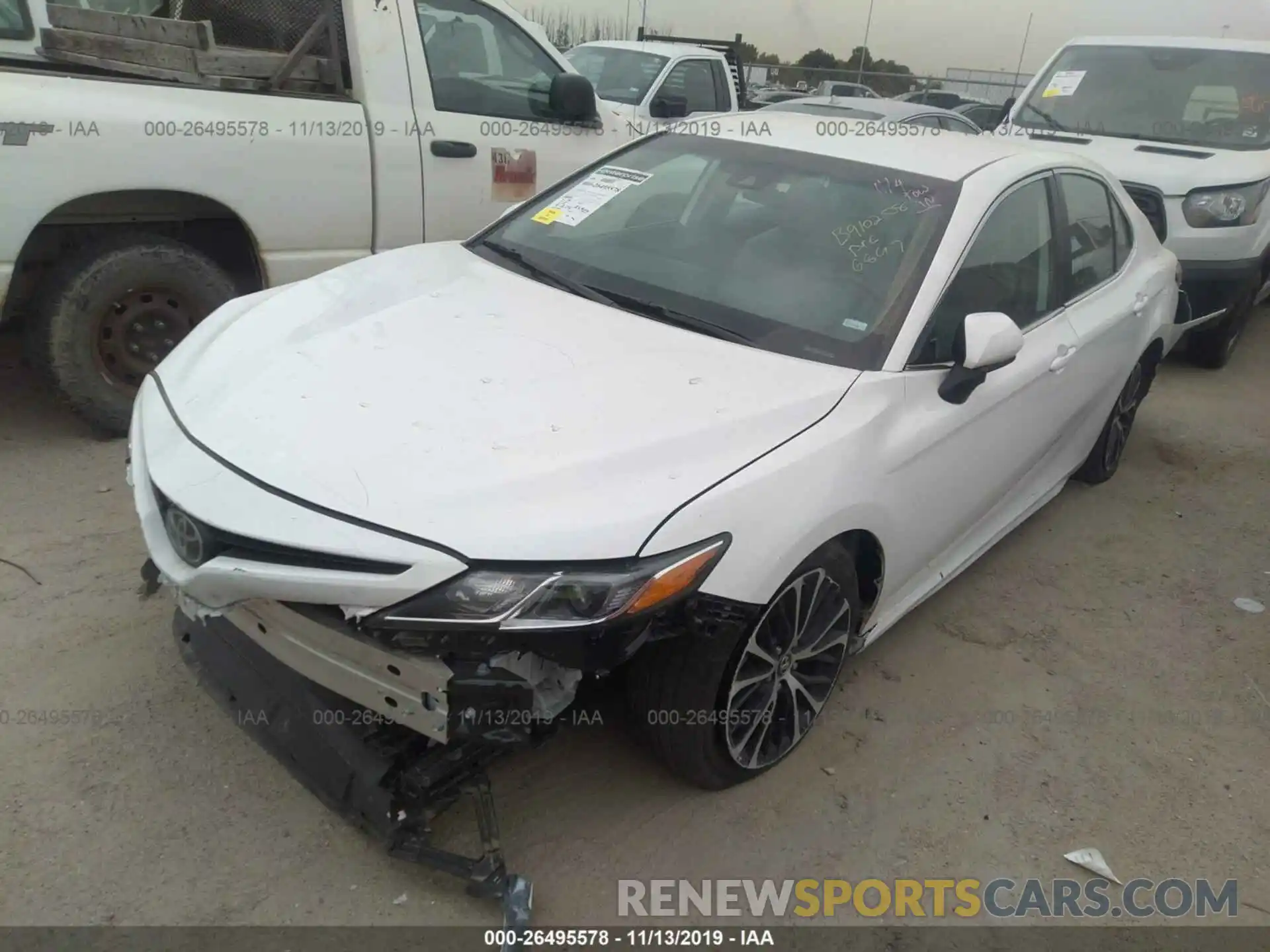 2 Photograph of a damaged car 4T1B11HK1KU716897 TOYOTA CAMRY 2019