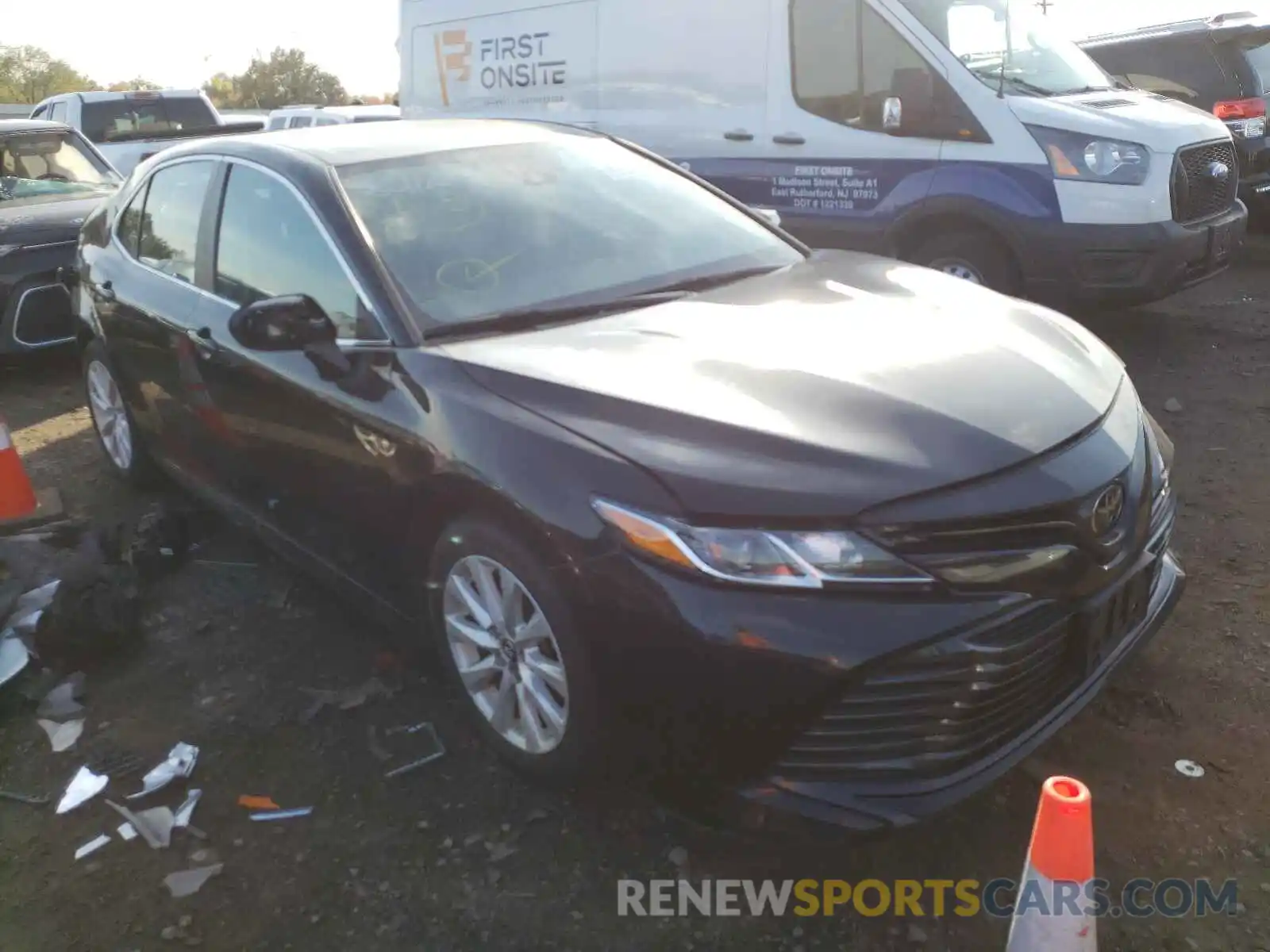 1 Photograph of a damaged car 4T1B11HK1KU717855 TOYOTA CAMRY 2019