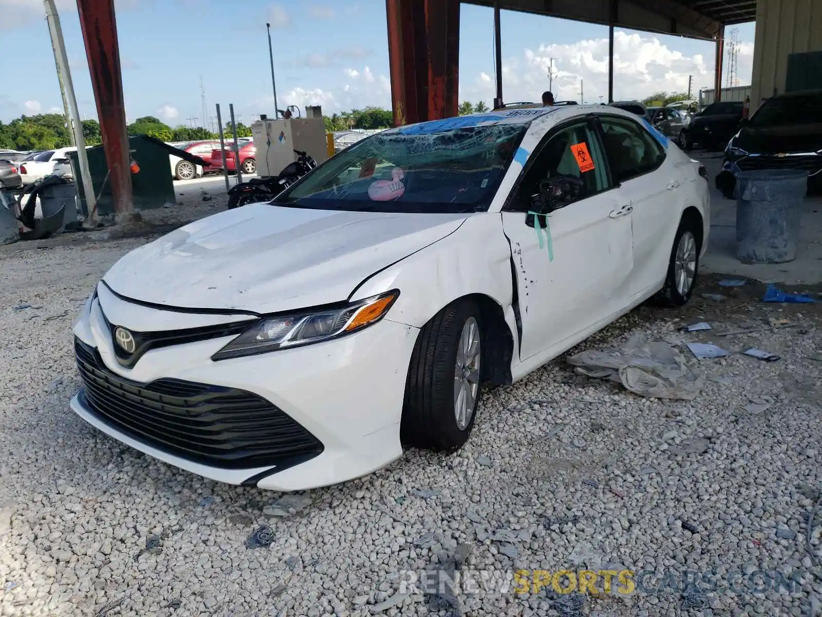 2 Photograph of a damaged car 4T1B11HK1KU718049 TOYOTA CAMRY 2019