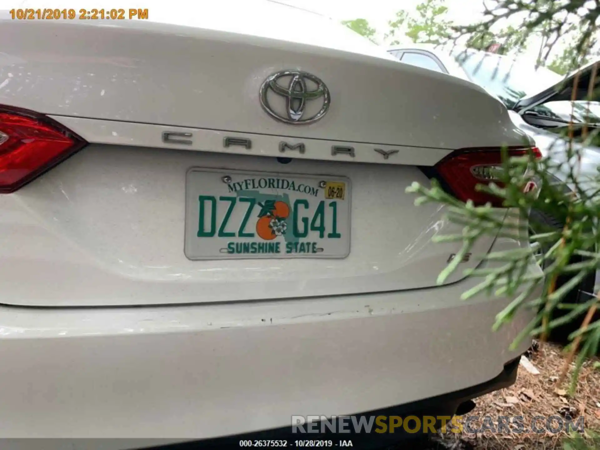 16 Photograph of a damaged car 4T1B11HK1KU718732 TOYOTA CAMRY 2019