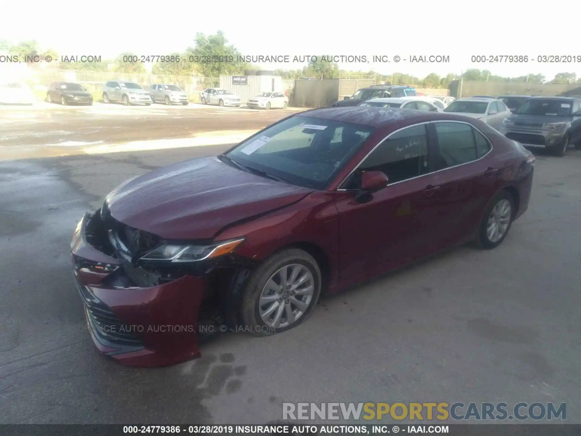 2 Photograph of a damaged car 4T1B11HK1KU718830 TOYOTA CAMRY 2019