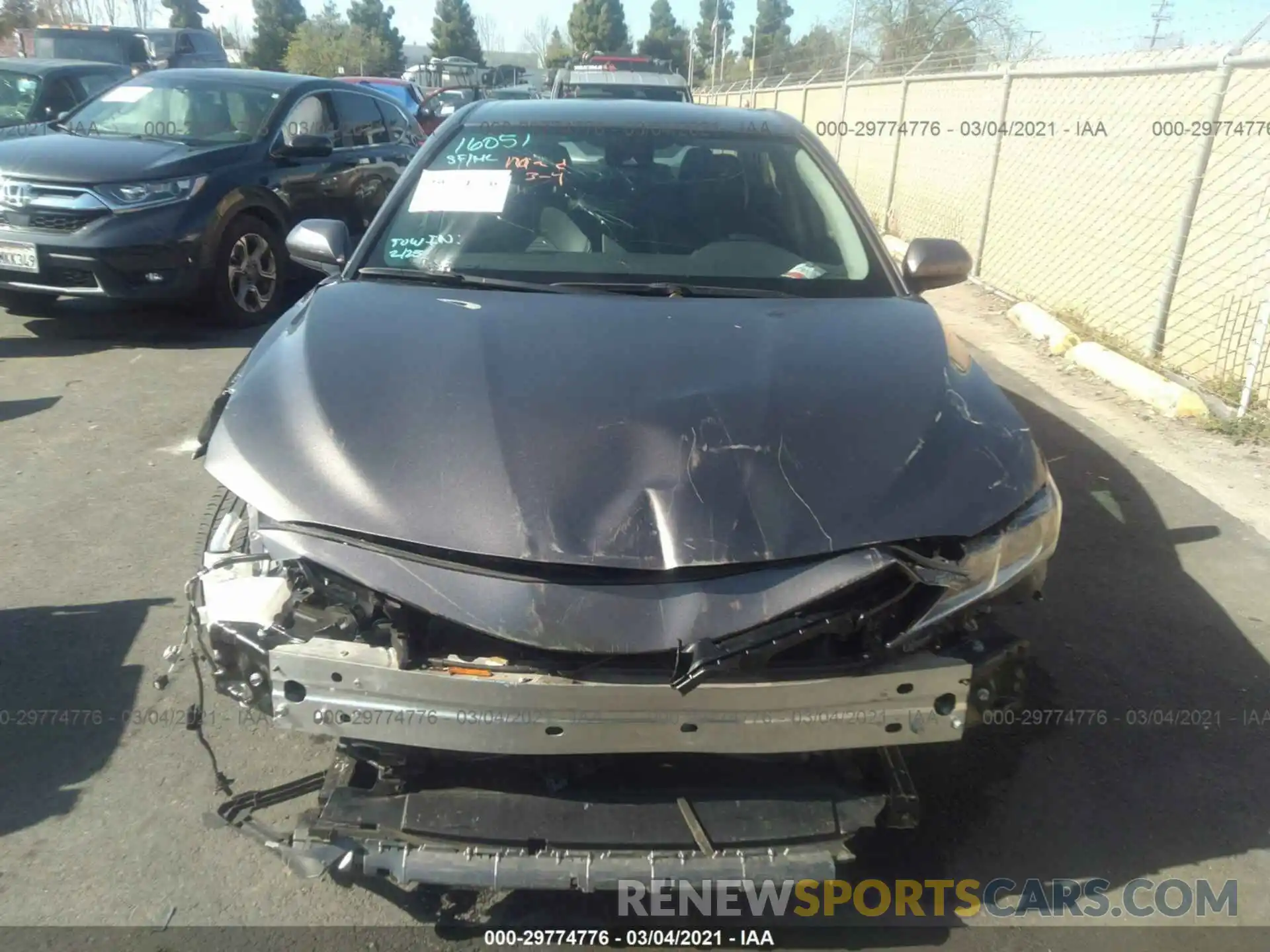 6 Photograph of a damaged car 4T1B11HK1KU720495 TOYOTA CAMRY 2019