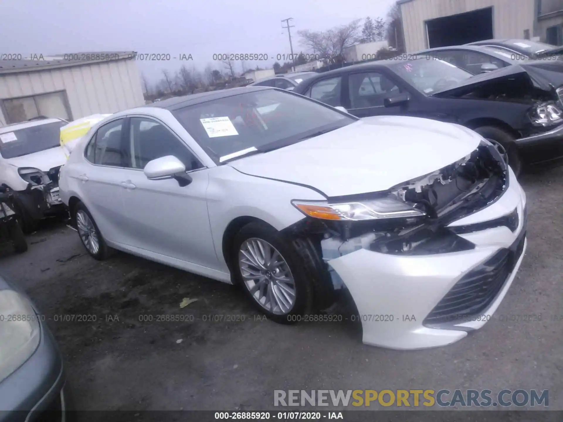 1 Photograph of a damaged car 4T1B11HK1KU721467 TOYOTA CAMRY 2019