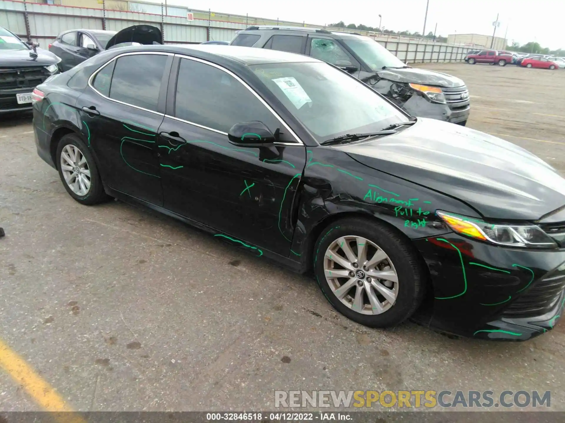 1 Photograph of a damaged car 4T1B11HK1KU721887 TOYOTA CAMRY 2019