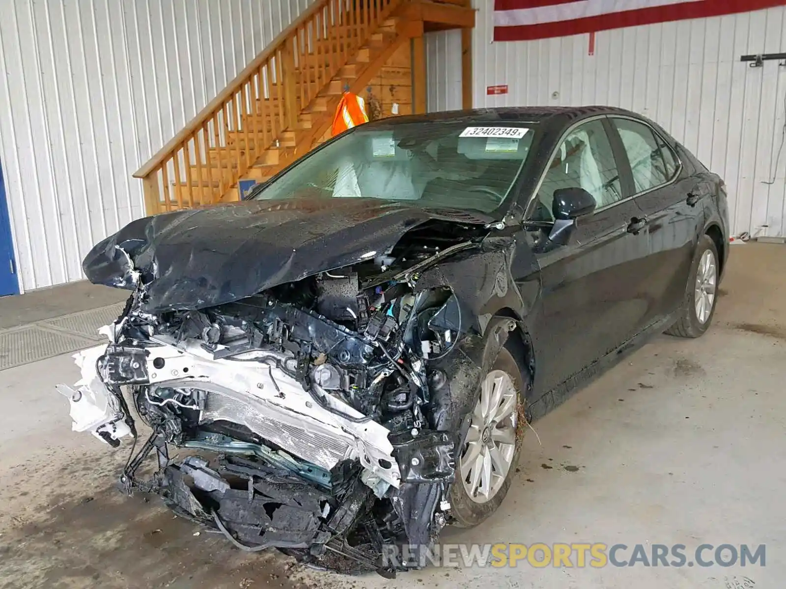 2 Photograph of a damaged car 4T1B11HK1KU723719 TOYOTA CAMRY 2019