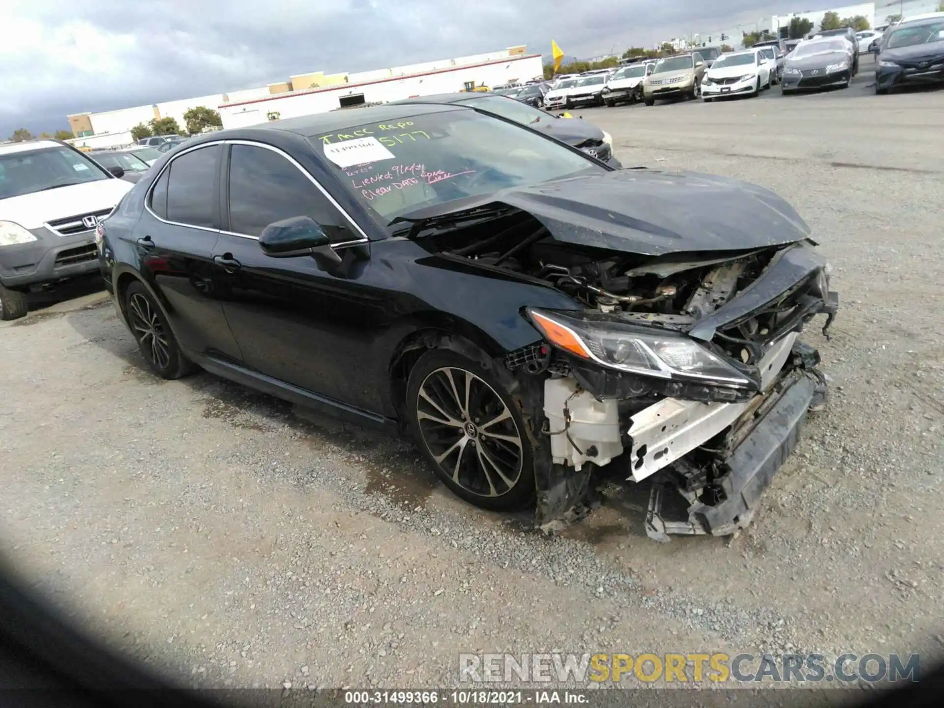 1 Photograph of a damaged car 4T1B11HK1KU725177 TOYOTA CAMRY 2019