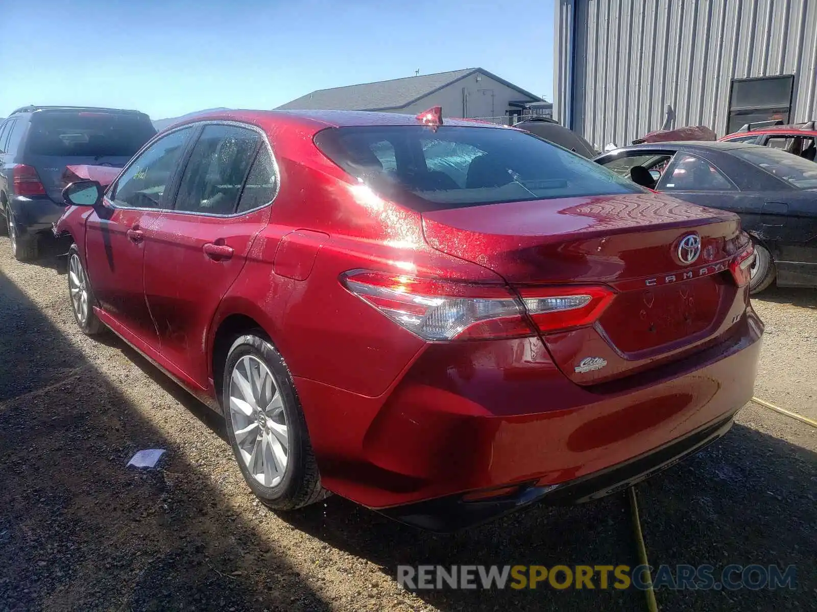 3 Photograph of a damaged car 4T1B11HK1KU726152 TOYOTA CAMRY 2019