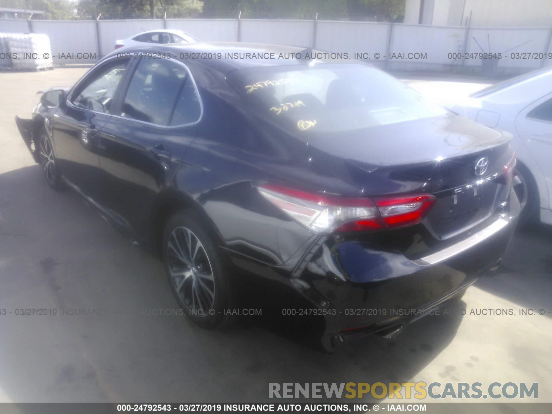 3 Photograph of a damaged car 4T1B11HK1KU726457 TOYOTA CAMRY 2019