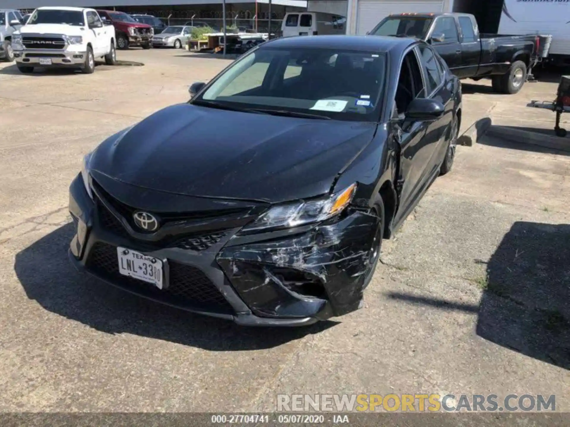 2 Photograph of a damaged car 4T1B11HK1KU727463 TOYOTA CAMRY 2019