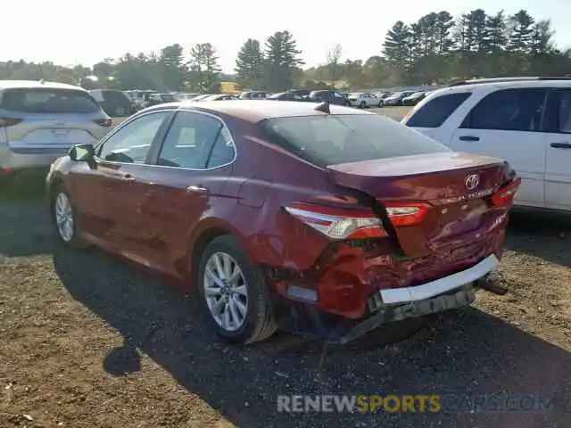 3 Photograph of a damaged car 4T1B11HK1KU729164 TOYOTA CAMRY 2019