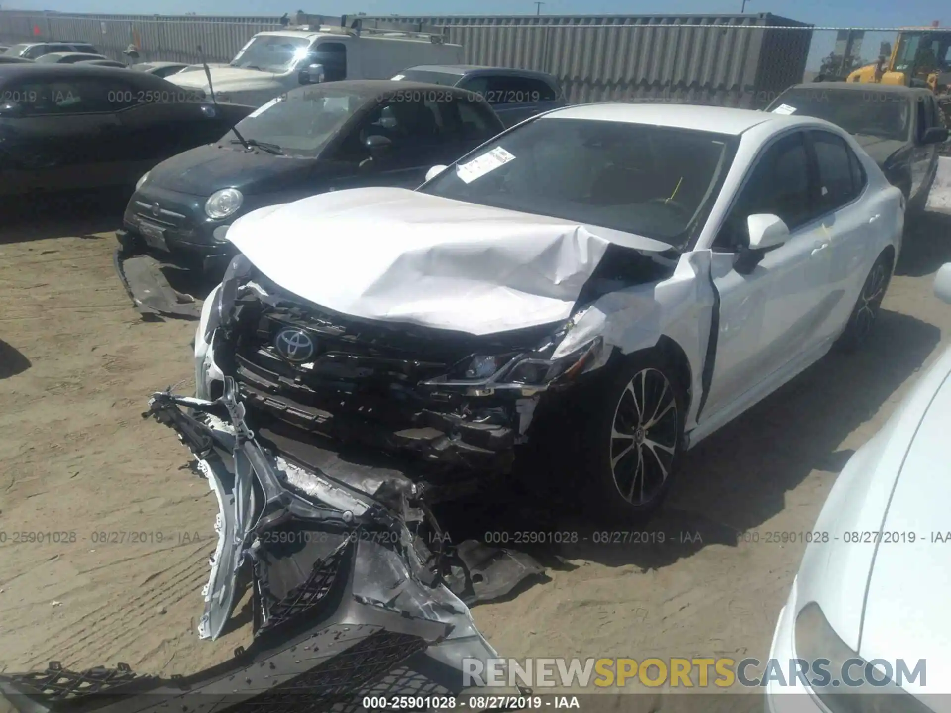 2 Photograph of a damaged car 4T1B11HK1KU731254 TOYOTA CAMRY 2019