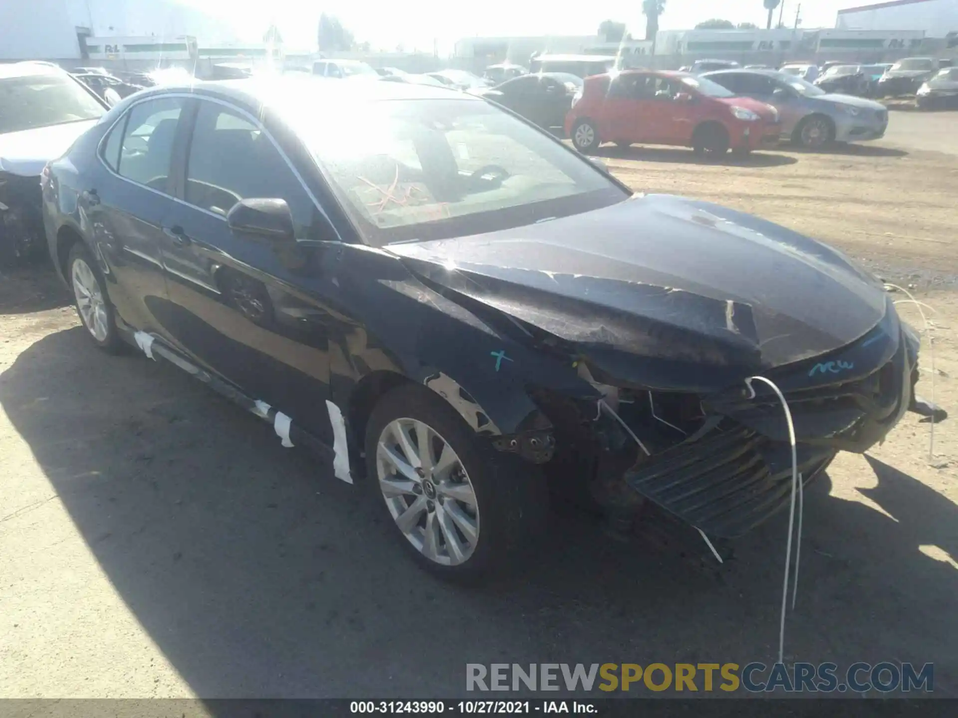 1 Photograph of a damaged car 4T1B11HK1KU733974 TOYOTA CAMRY 2019