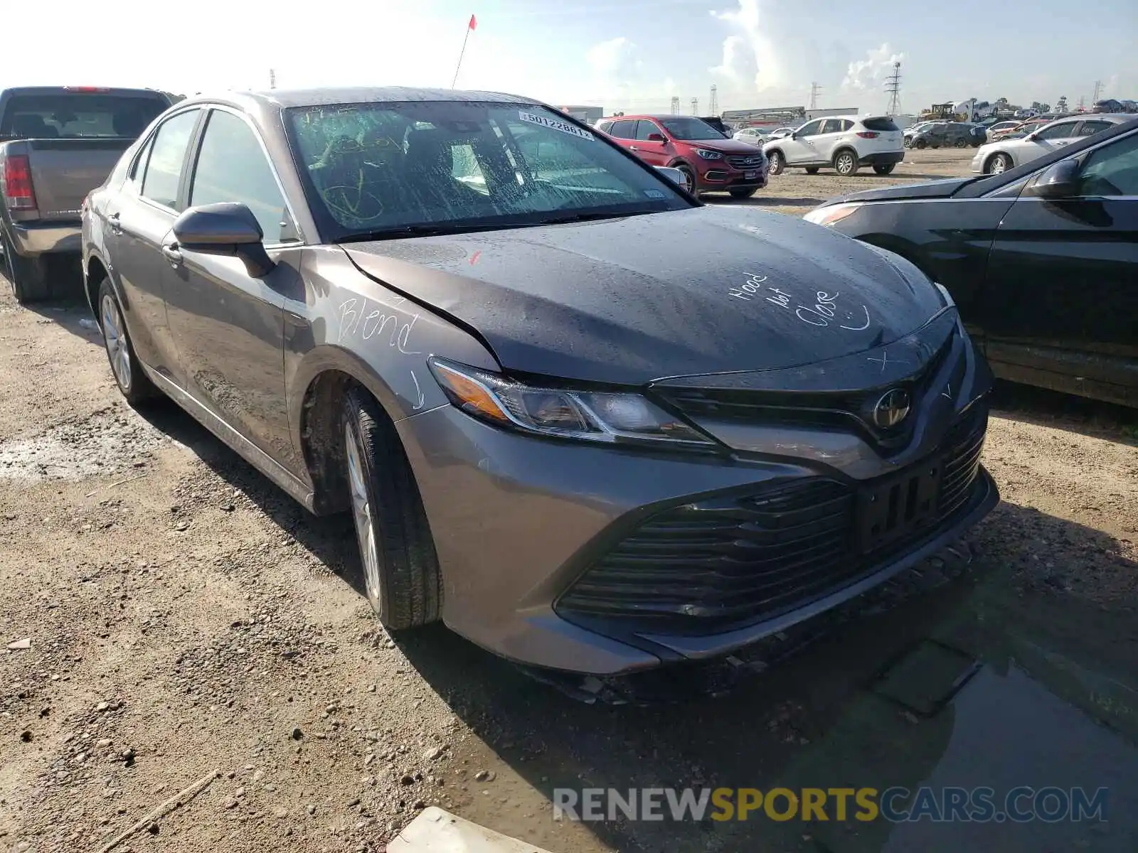 1 Photograph of a damaged car 4T1B11HK1KU734719 TOYOTA CAMRY 2019