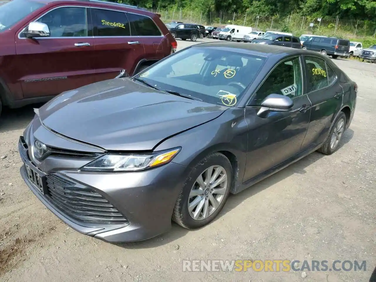 2 Photograph of a damaged car 4T1B11HK1KU736096 TOYOTA CAMRY 2019