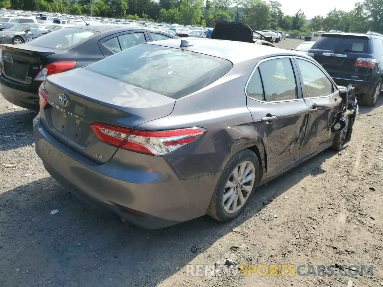 4 Photograph of a damaged car 4T1B11HK1KU736096 TOYOTA CAMRY 2019