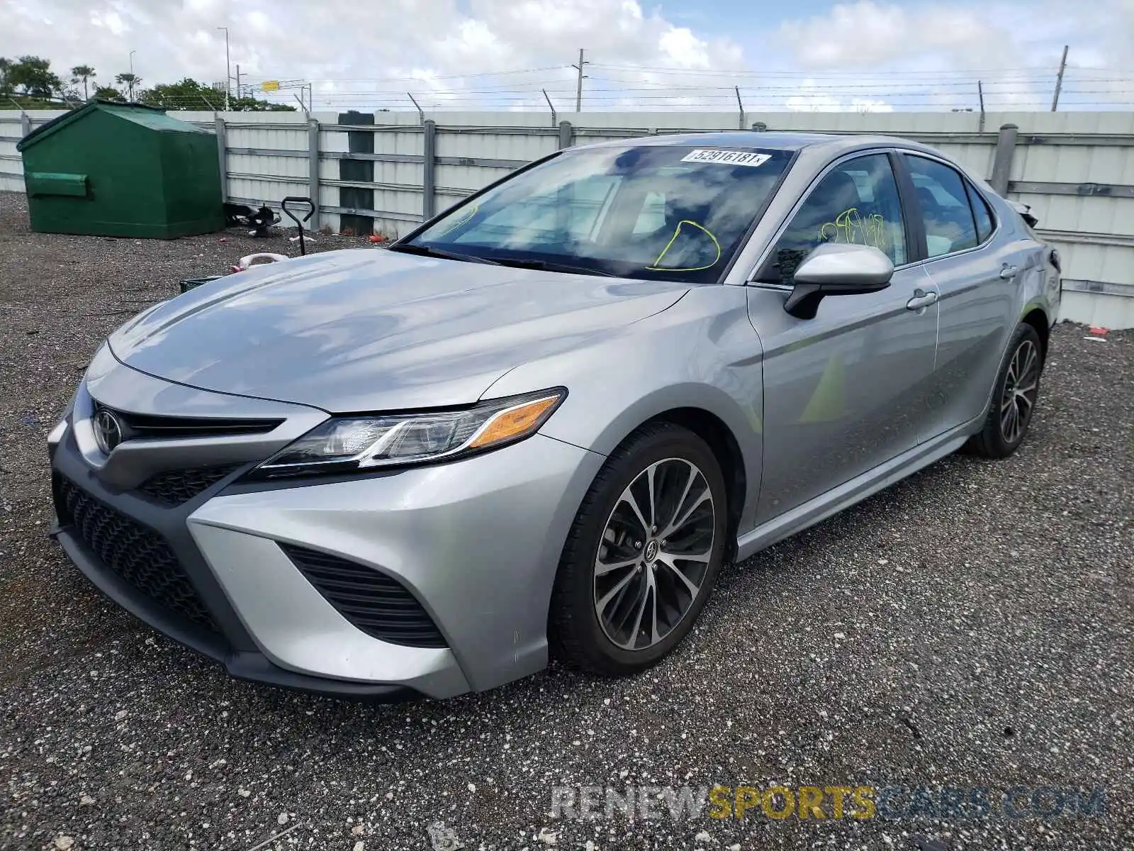 2 Photograph of a damaged car 4T1B11HK1KU737944 TOYOTA CAMRY 2019