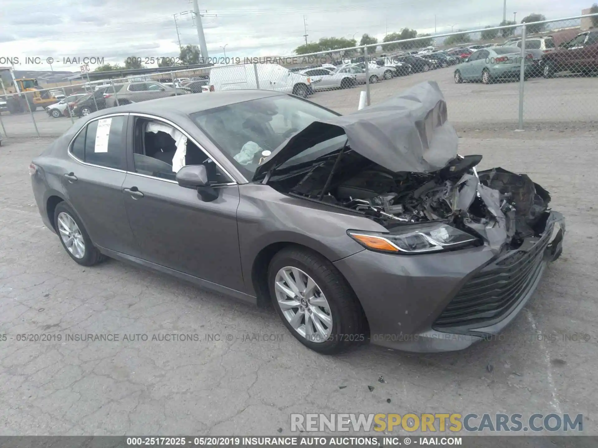 1 Photograph of a damaged car 4T1B11HK1KU738575 TOYOTA CAMRY 2019