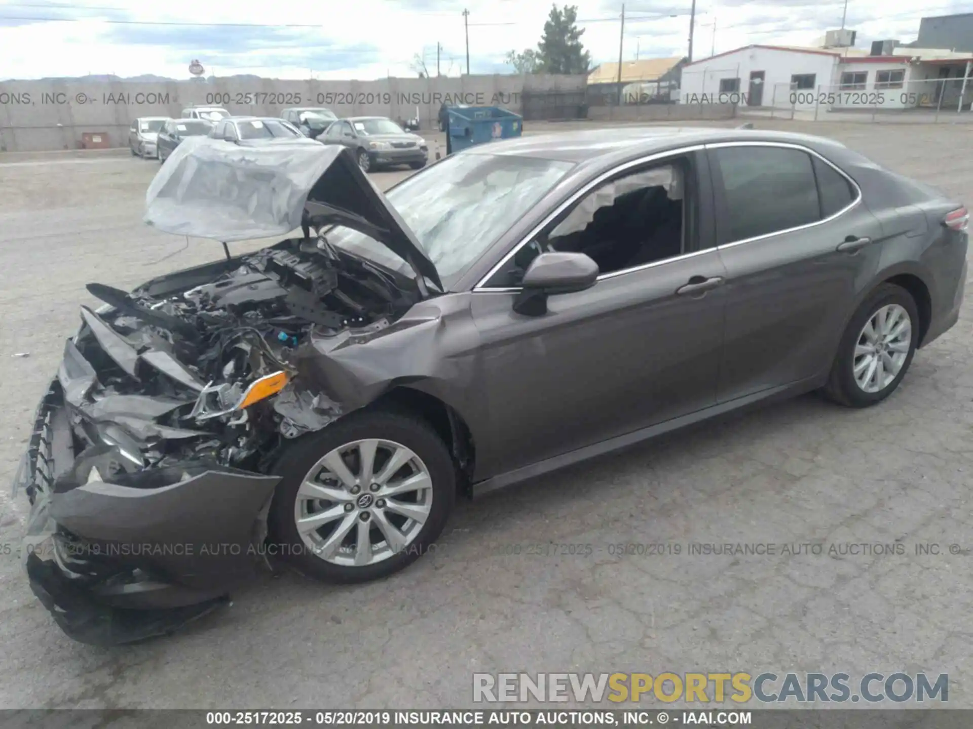 2 Photograph of a damaged car 4T1B11HK1KU738575 TOYOTA CAMRY 2019