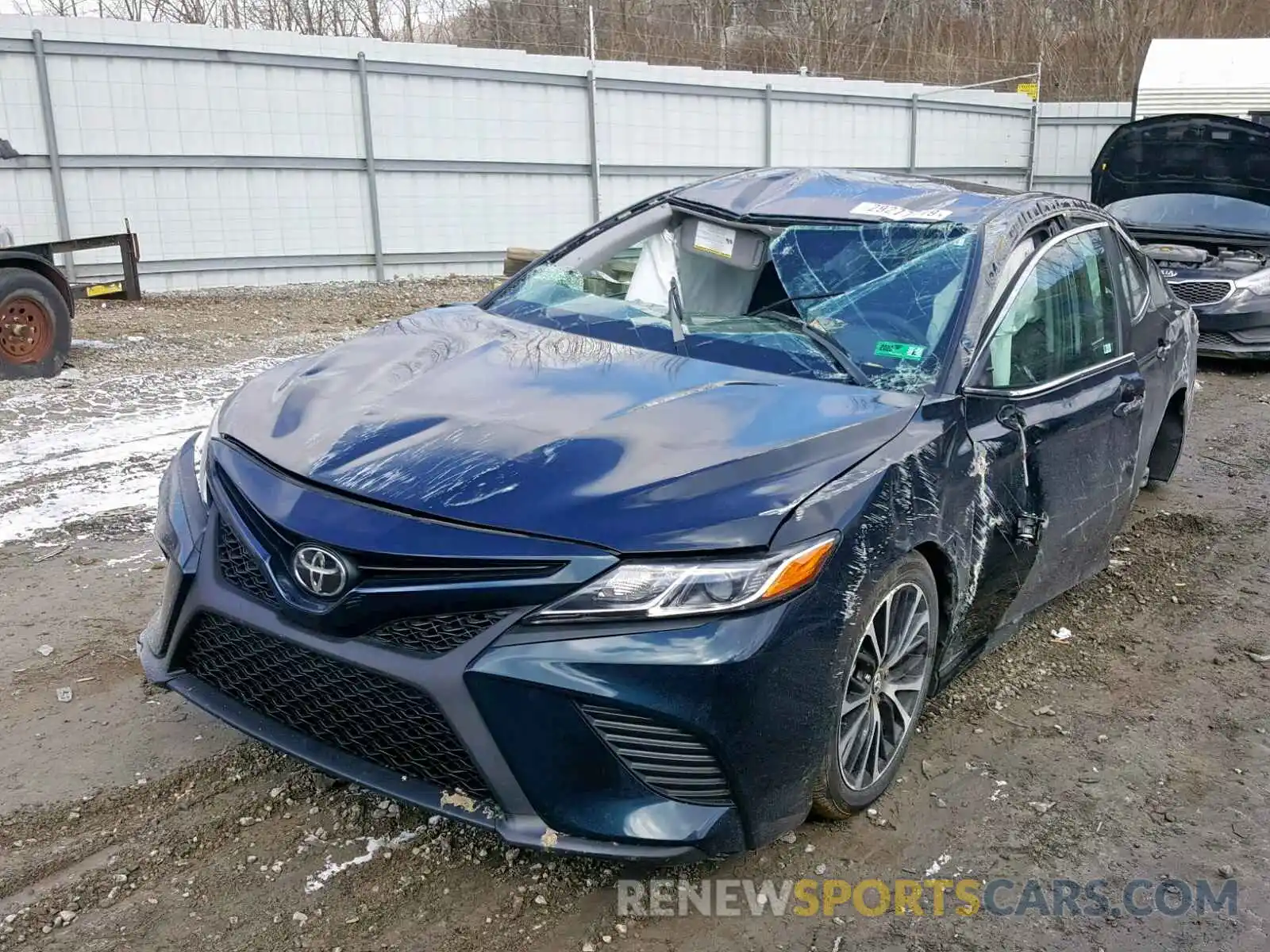 2 Photograph of a damaged car 4T1B11HK1KU740553 TOYOTA CAMRY 2019