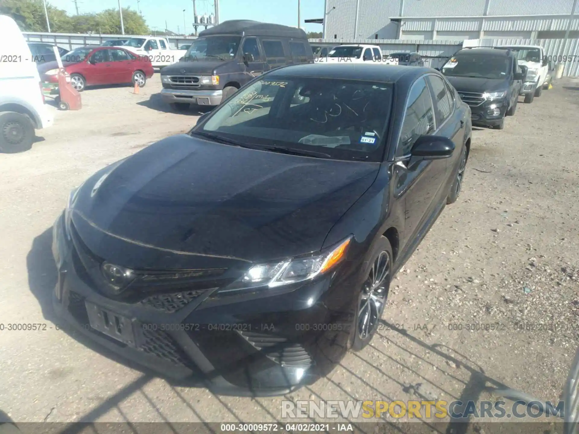 2 Photograph of a damaged car 4T1B11HK1KU742299 TOYOTA CAMRY 2019