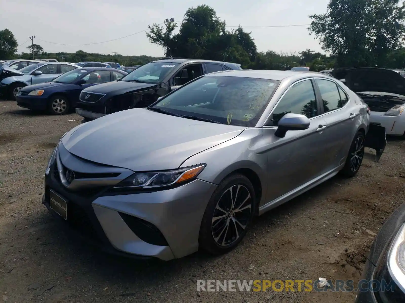 2 Photograph of a damaged car 4T1B11HK1KU743372 TOYOTA CAMRY 2019