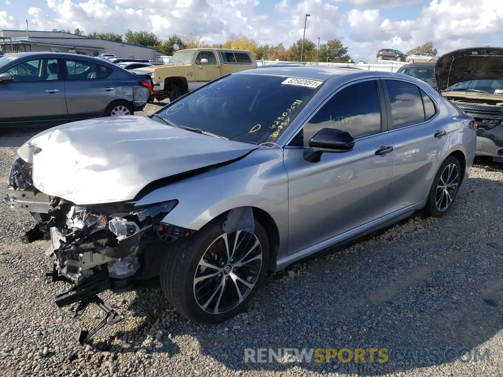 2 Photograph of a damaged car 4T1B11HK1KU743856 TOYOTA CAMRY 2019