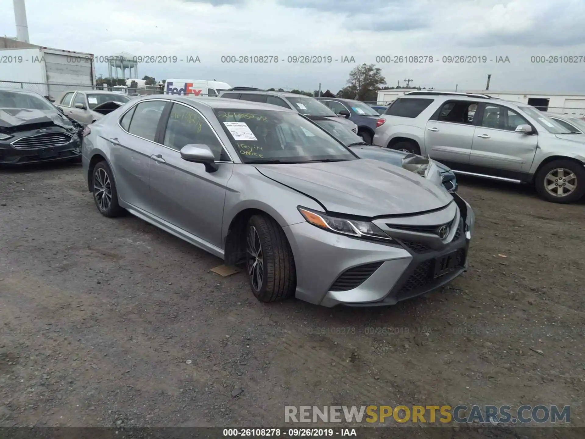 1 Photograph of a damaged car 4T1B11HK1KU744781 TOYOTA CAMRY 2019