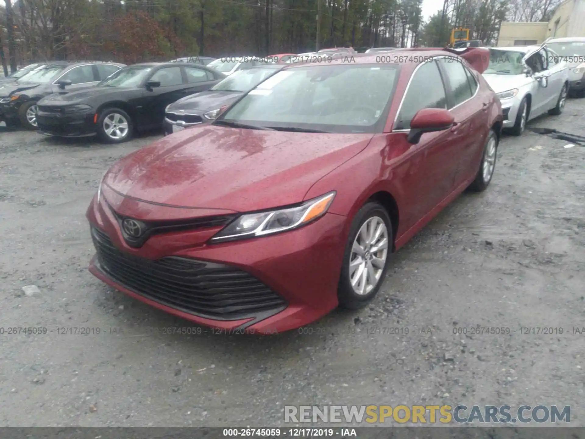 2 Photograph of a damaged car 4T1B11HK1KU745347 TOYOTA CAMRY 2019