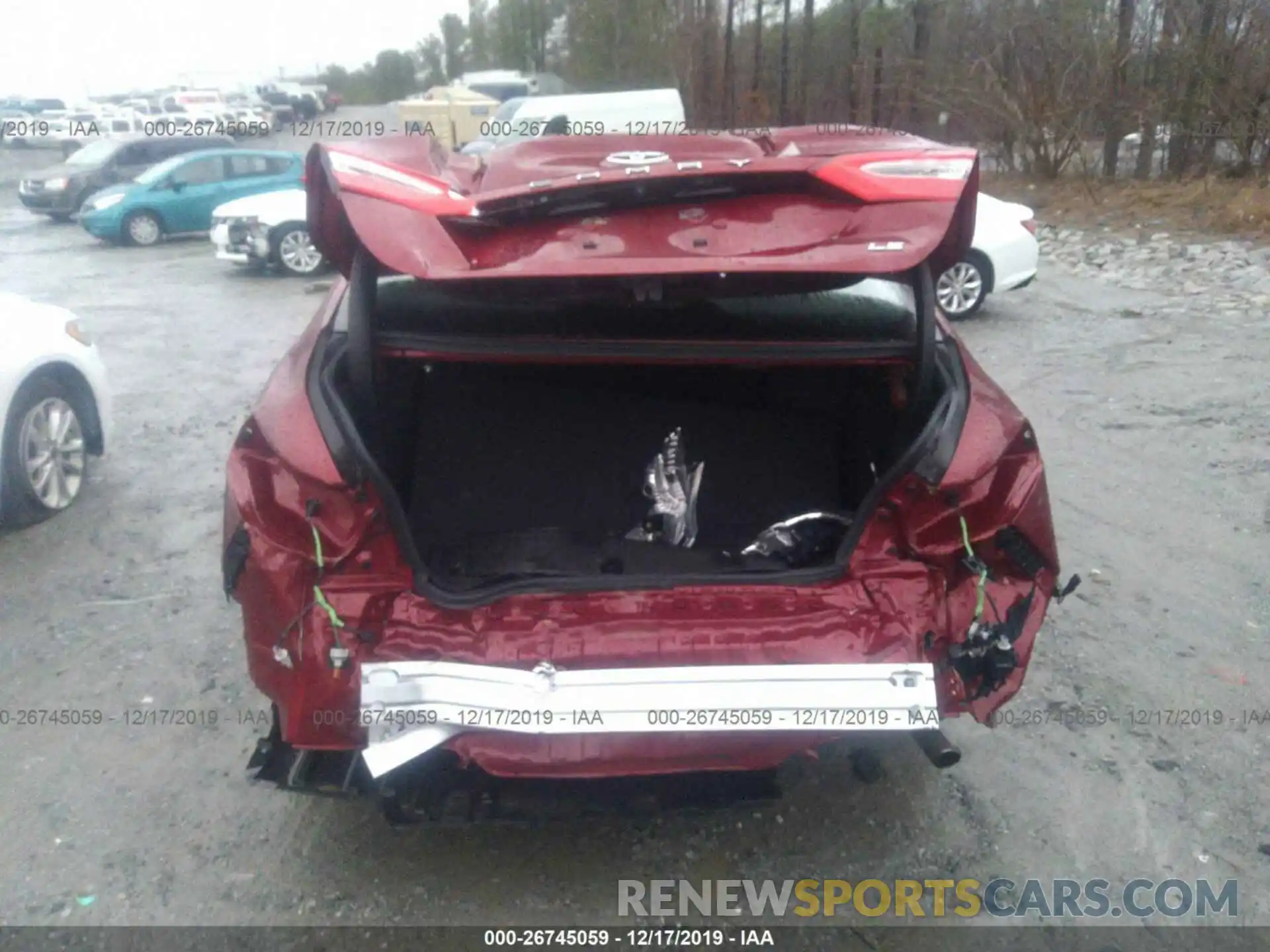 6 Photograph of a damaged car 4T1B11HK1KU745347 TOYOTA CAMRY 2019