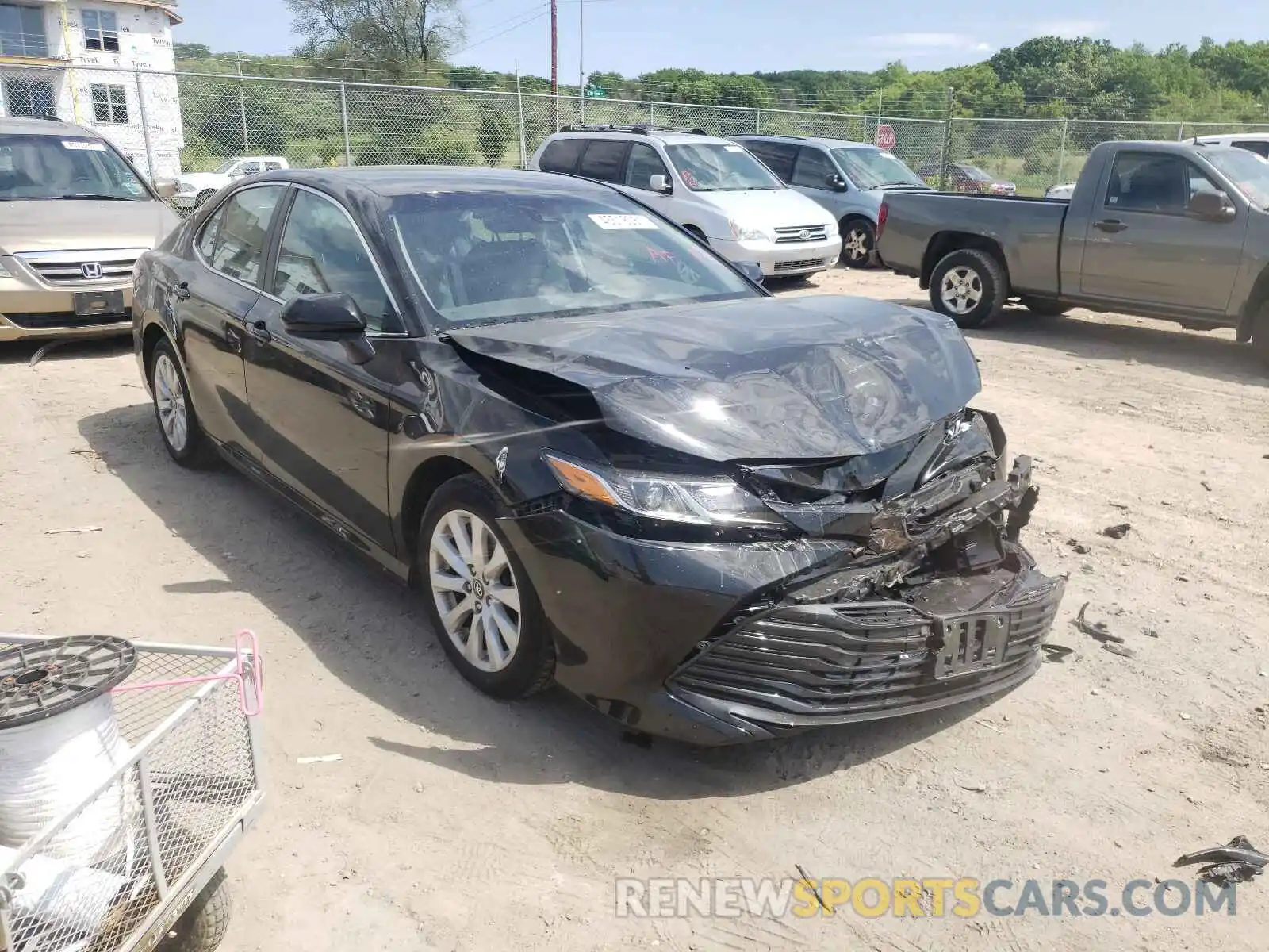 1 Photograph of a damaged car 4T1B11HK1KU745686 TOYOTA CAMRY 2019