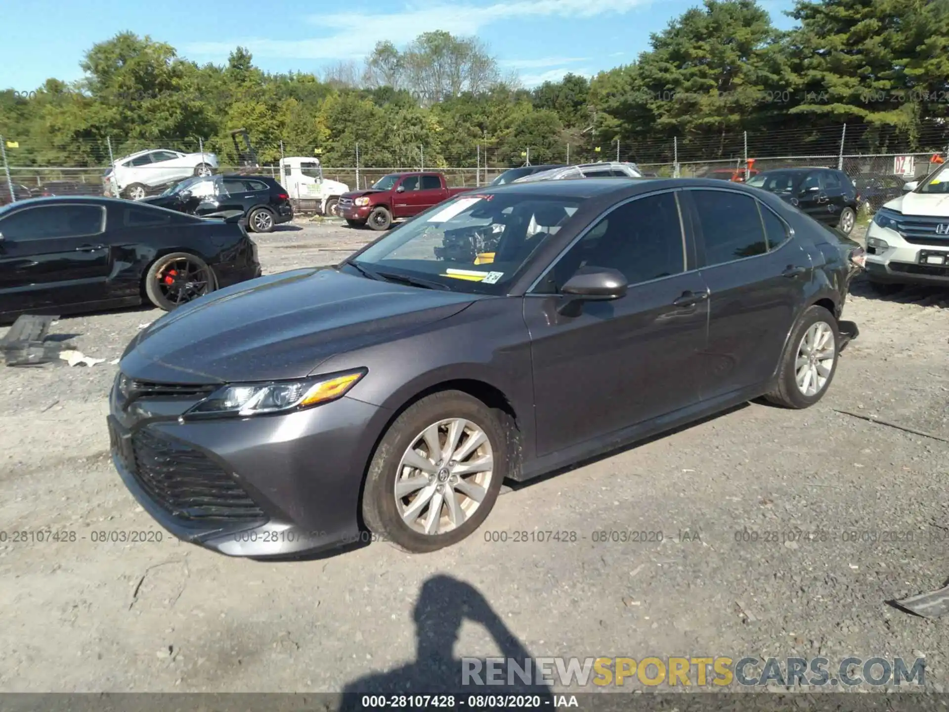 2 Photograph of a damaged car 4T1B11HK1KU752833 TOYOTA CAMRY 2019