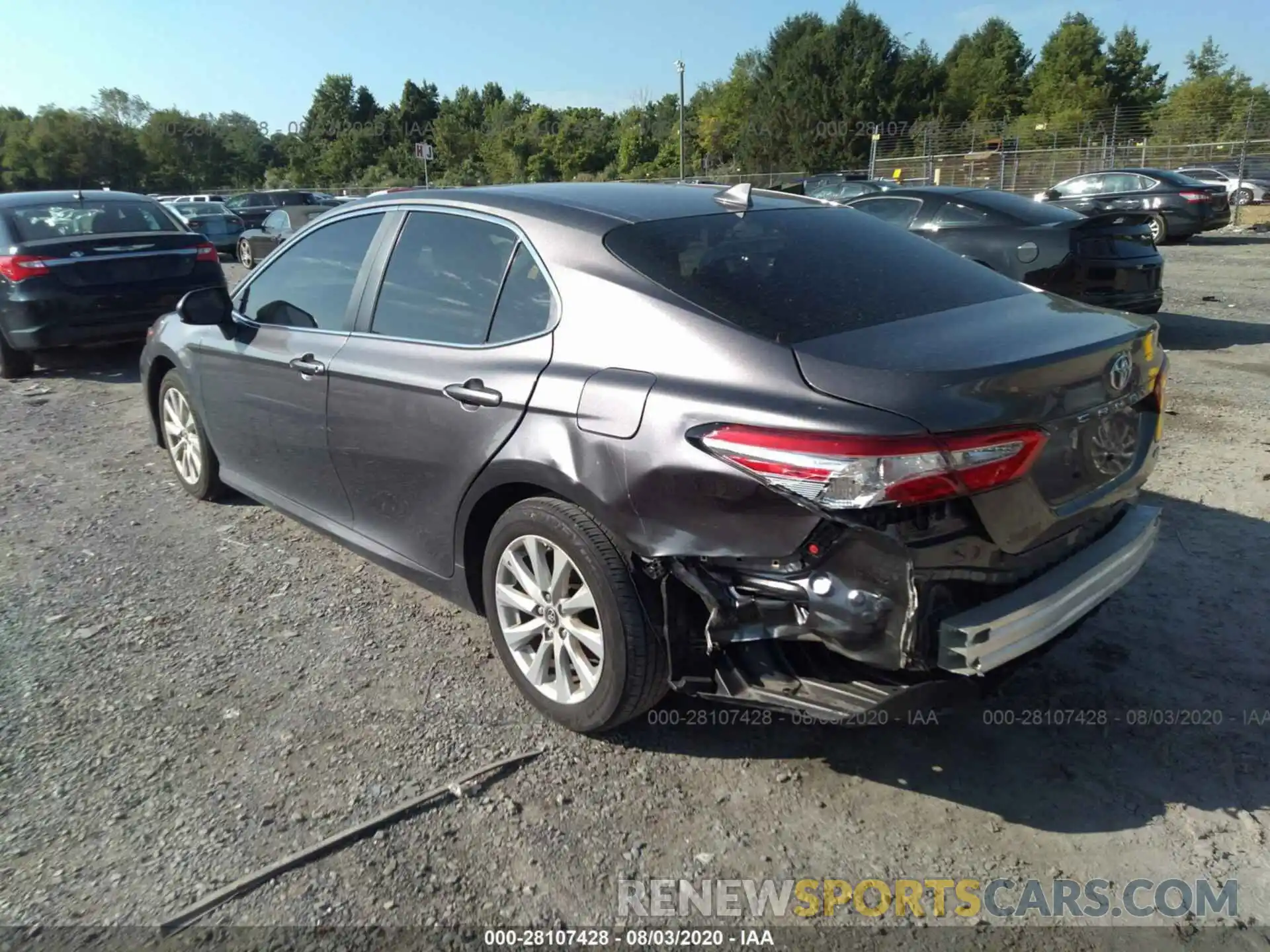 3 Photograph of a damaged car 4T1B11HK1KU752833 TOYOTA CAMRY 2019