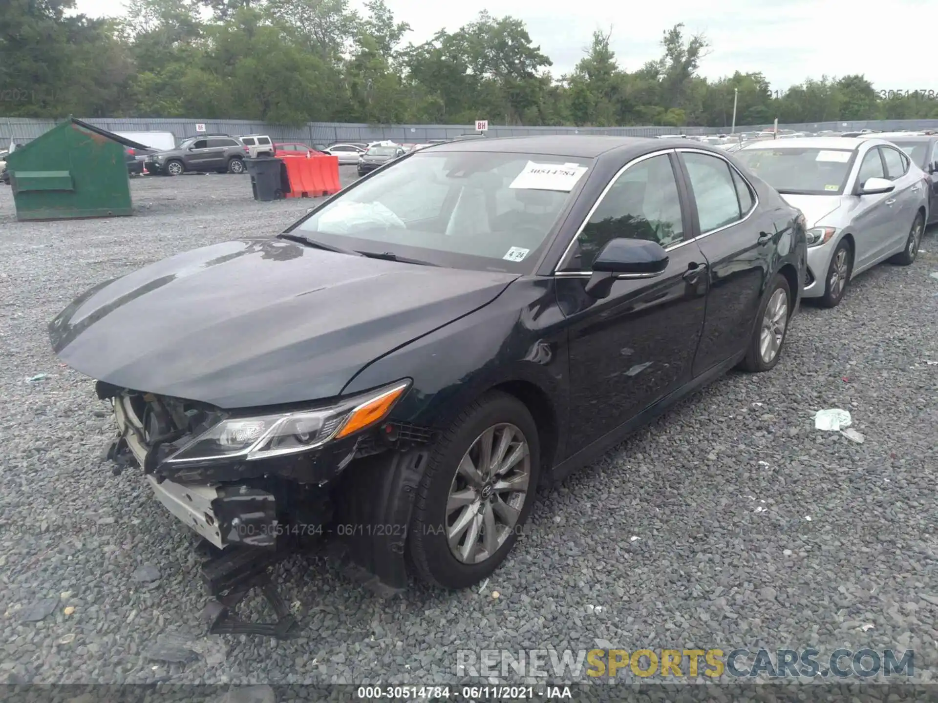 2 Photograph of a damaged car 4T1B11HK1KU753268 TOYOTA CAMRY 2019