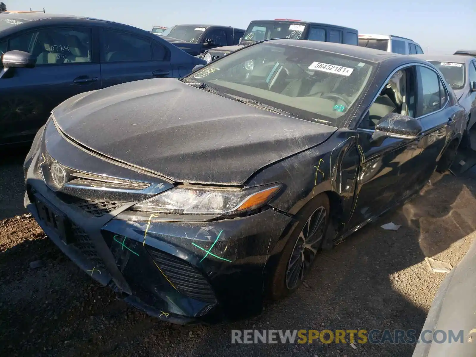 2 Photograph of a damaged car 4T1B11HK1KU753965 TOYOTA CAMRY 2019