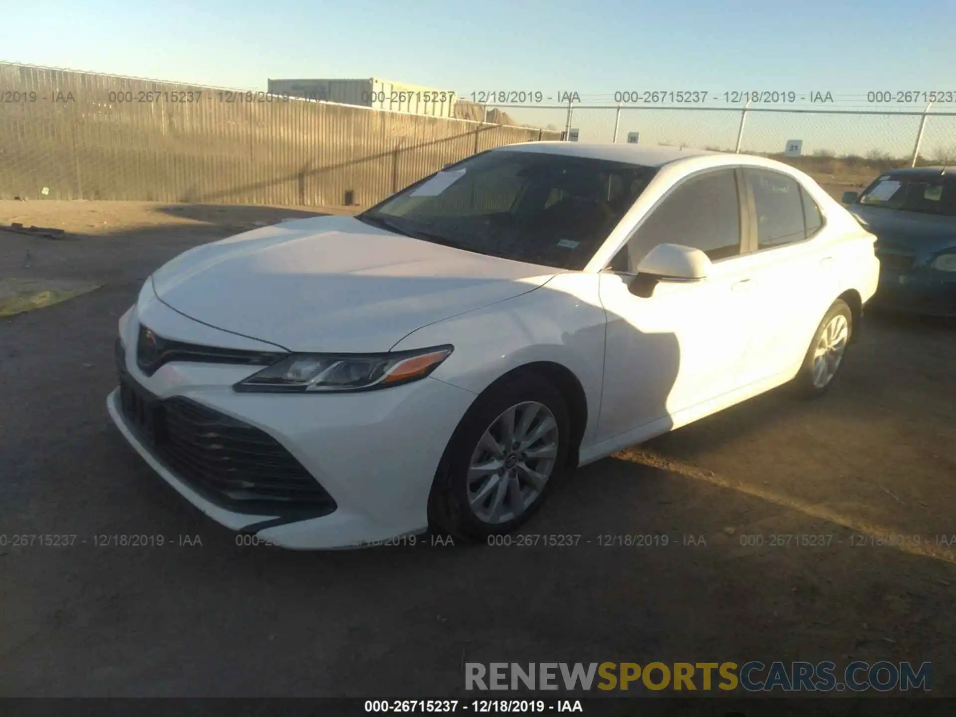 2 Photograph of a damaged car 4T1B11HK1KU754811 TOYOTA CAMRY 2019