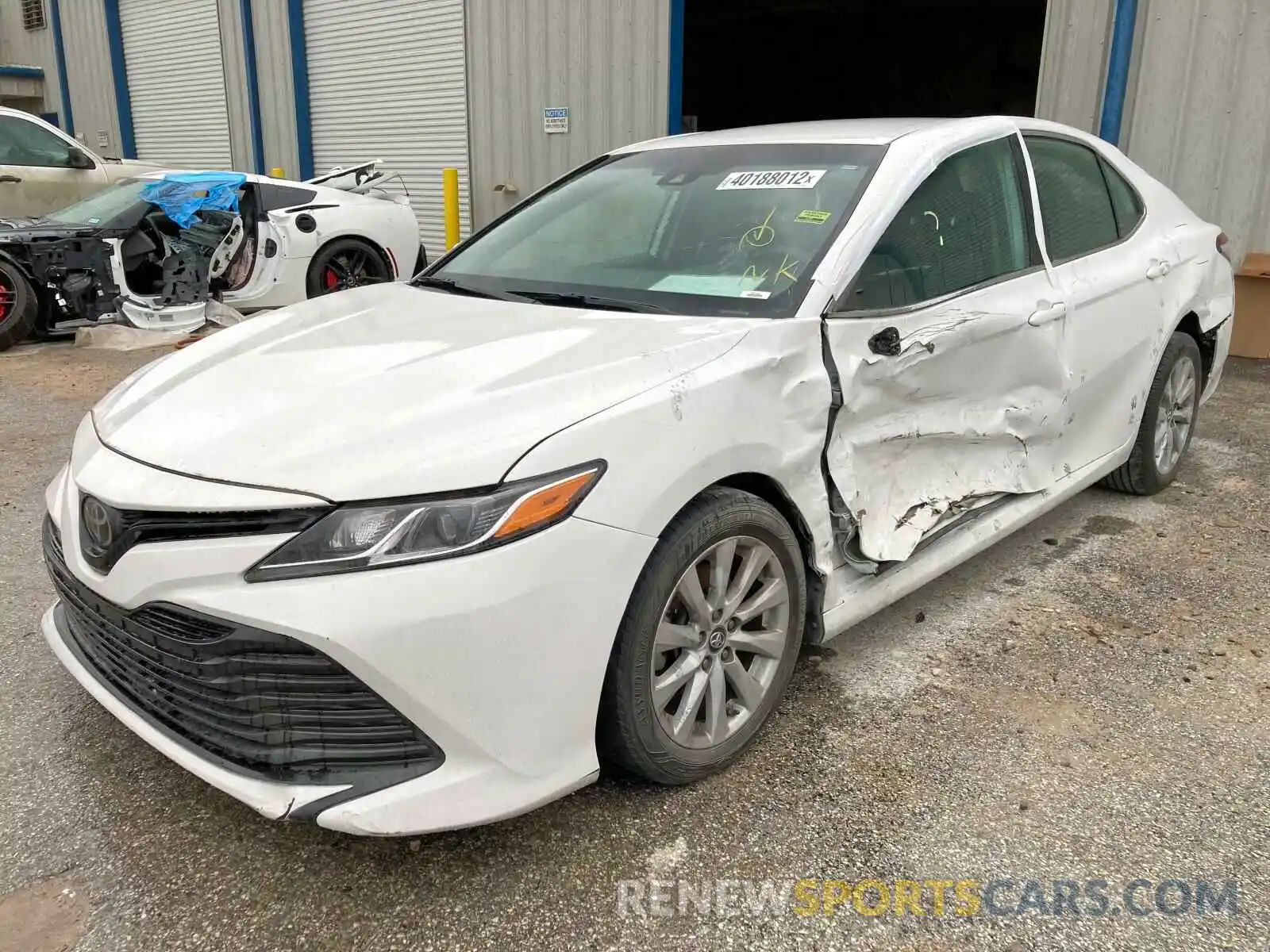 2 Photograph of a damaged car 4T1B11HK1KU755456 TOYOTA CAMRY 2019