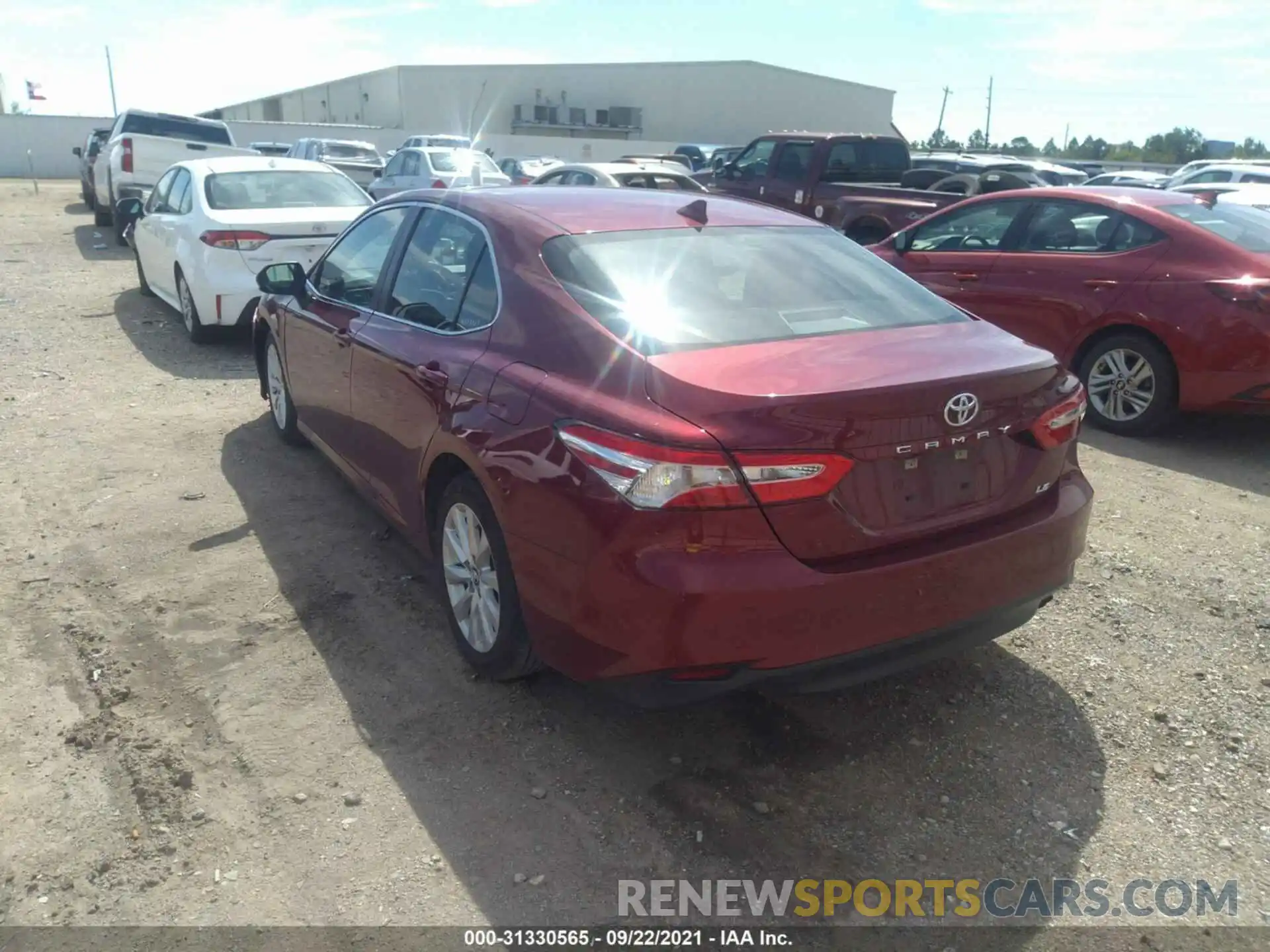 3 Photograph of a damaged car 4T1B11HK1KU756719 TOYOTA CAMRY 2019