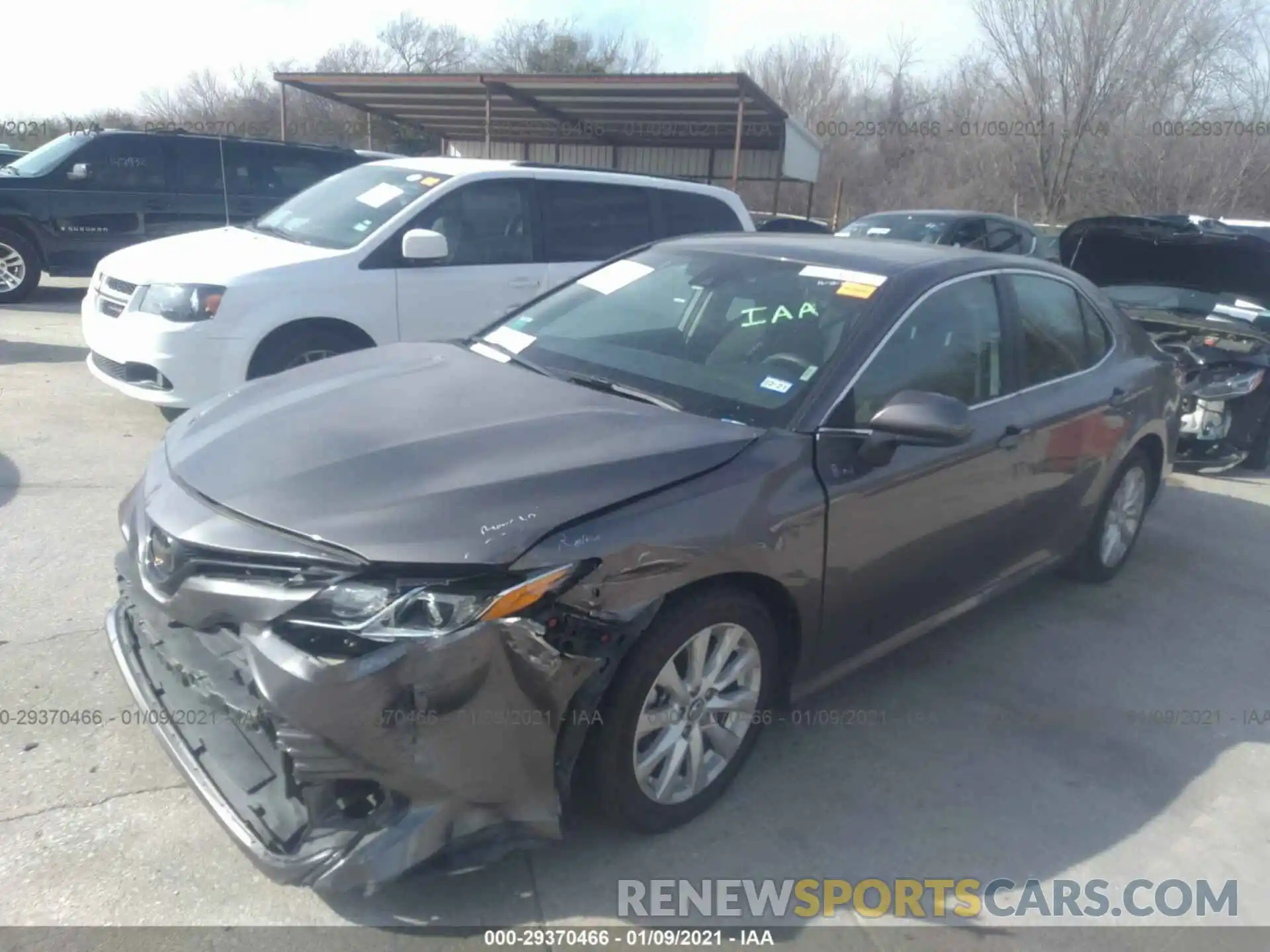 2 Photograph of a damaged car 4T1B11HK1KU756770 TOYOTA CAMRY 2019