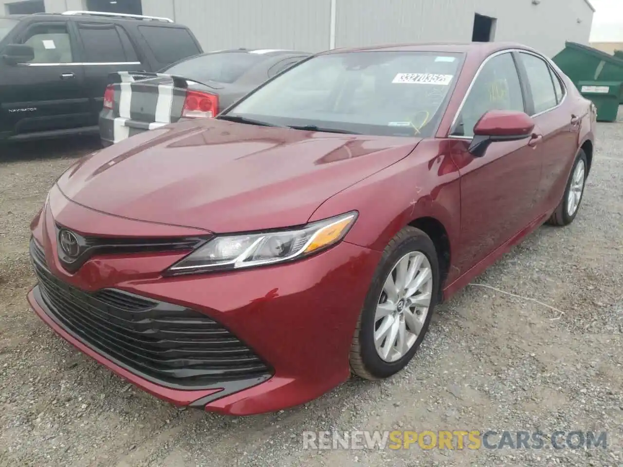 2 Photograph of a damaged car 4T1B11HK1KU758146 TOYOTA CAMRY 2019