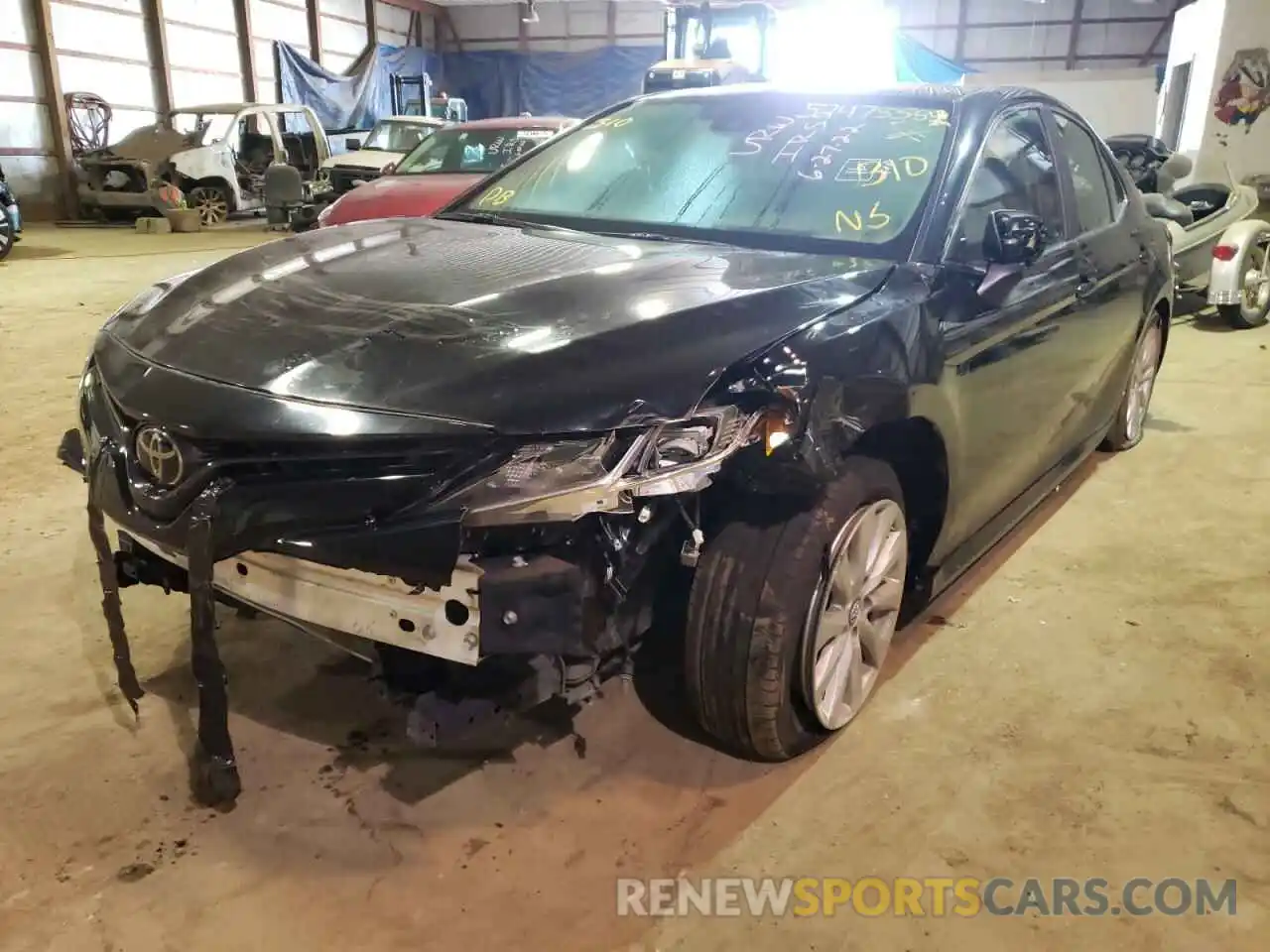 2 Photograph of a damaged car 4T1B11HK1KU758860 TOYOTA CAMRY 2019