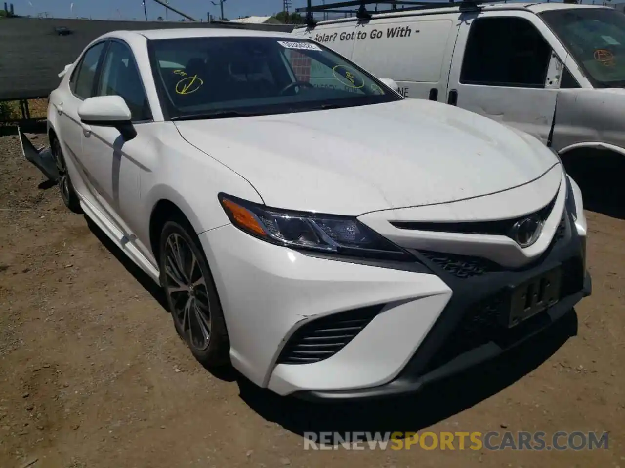 1 Photograph of a damaged car 4T1B11HK1KU763623 TOYOTA CAMRY 2019