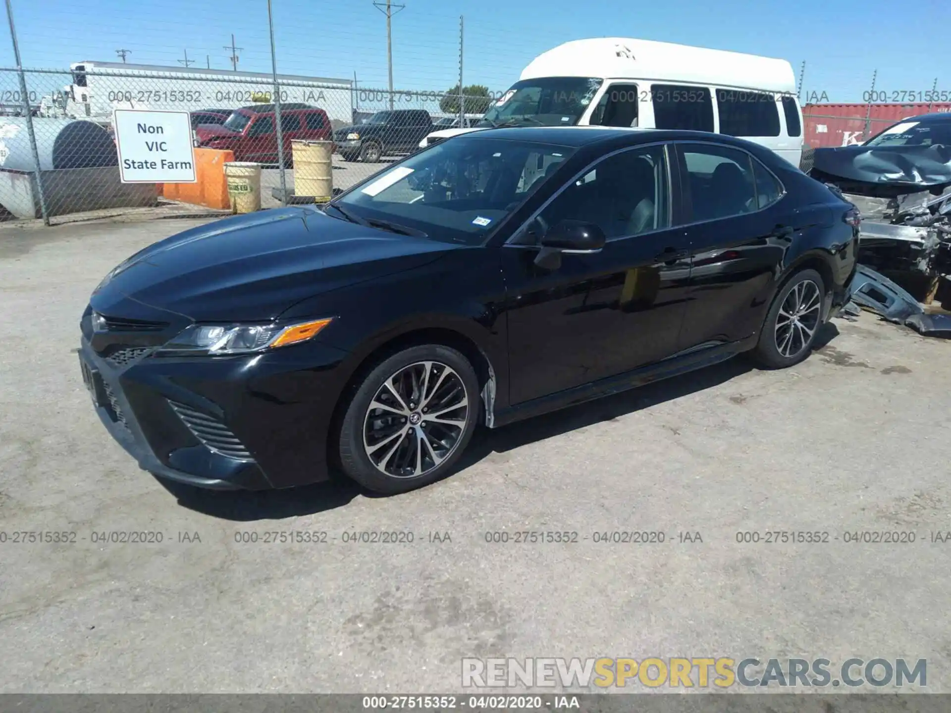 2 Photograph of a damaged car 4T1B11HK1KU764657 TOYOTA CAMRY 2019