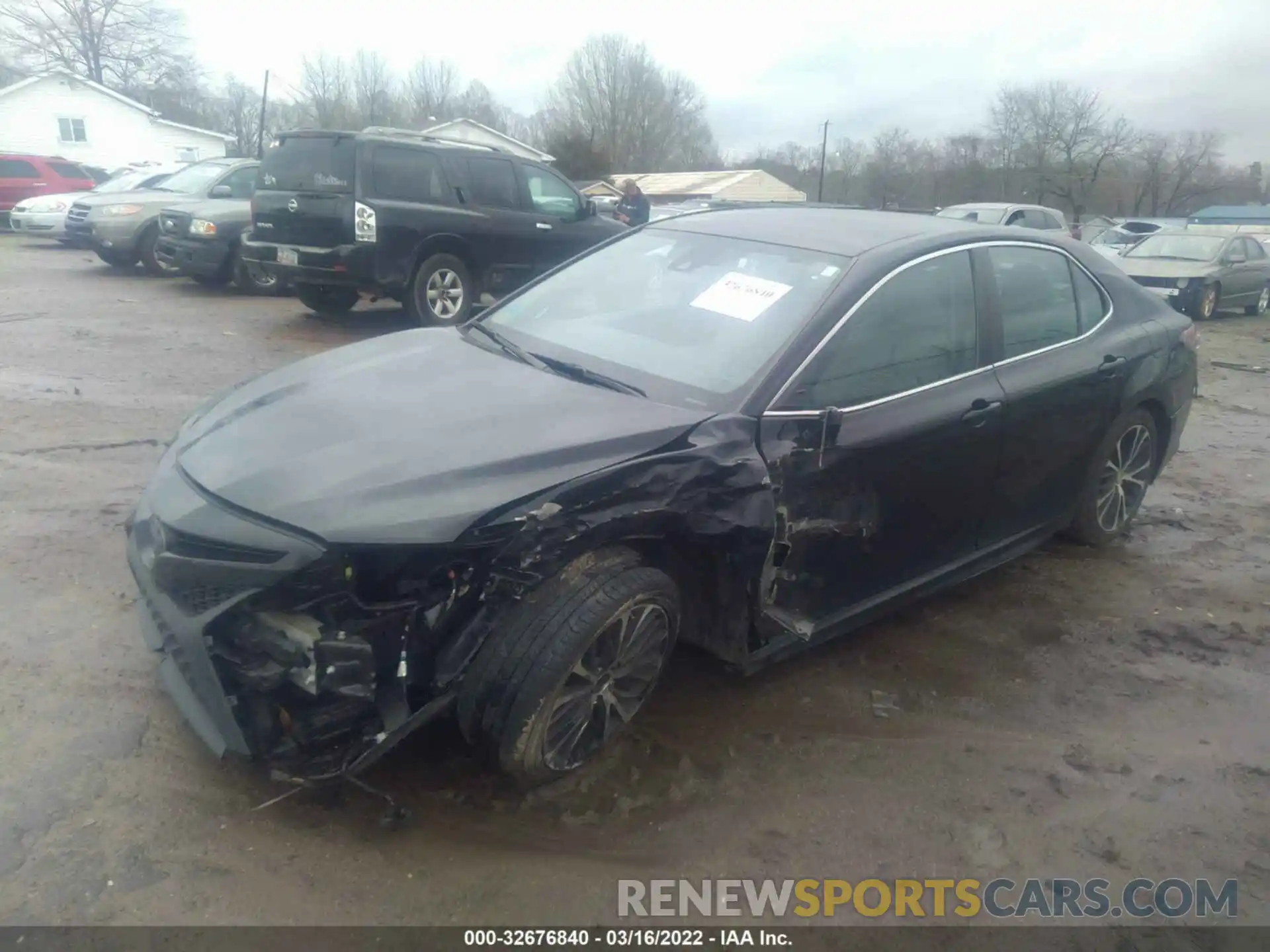 2 Photograph of a damaged car 4T1B11HK1KU767445 TOYOTA CAMRY 2019