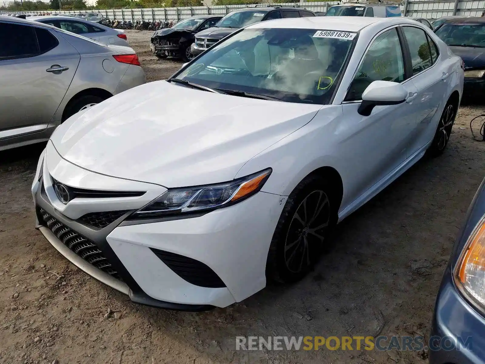 2 Photograph of a damaged car 4T1B11HK1KU769745 TOYOTA CAMRY 2019