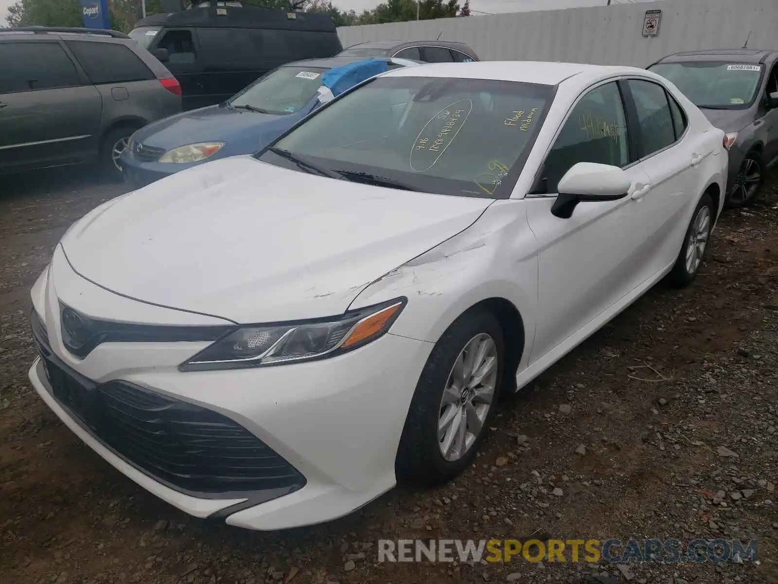 2 Photograph of a damaged car 4T1B11HK1KU769843 TOYOTA CAMRY 2019